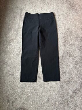 Apt. 9 Brynn Dress Pants Black Slim Straight Career Work SIZE 6